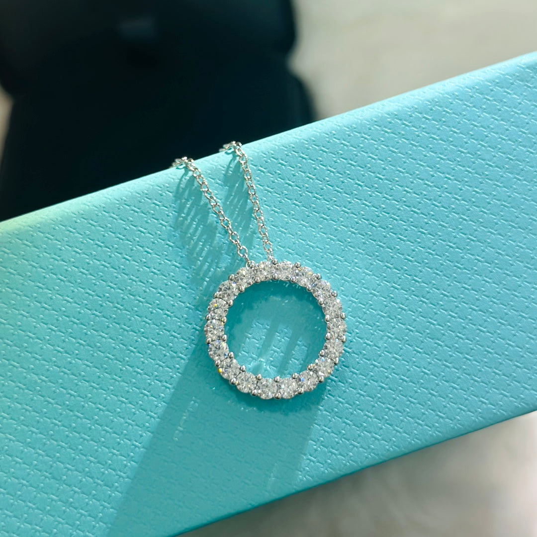 Tiffany Circle Diamond Necklace