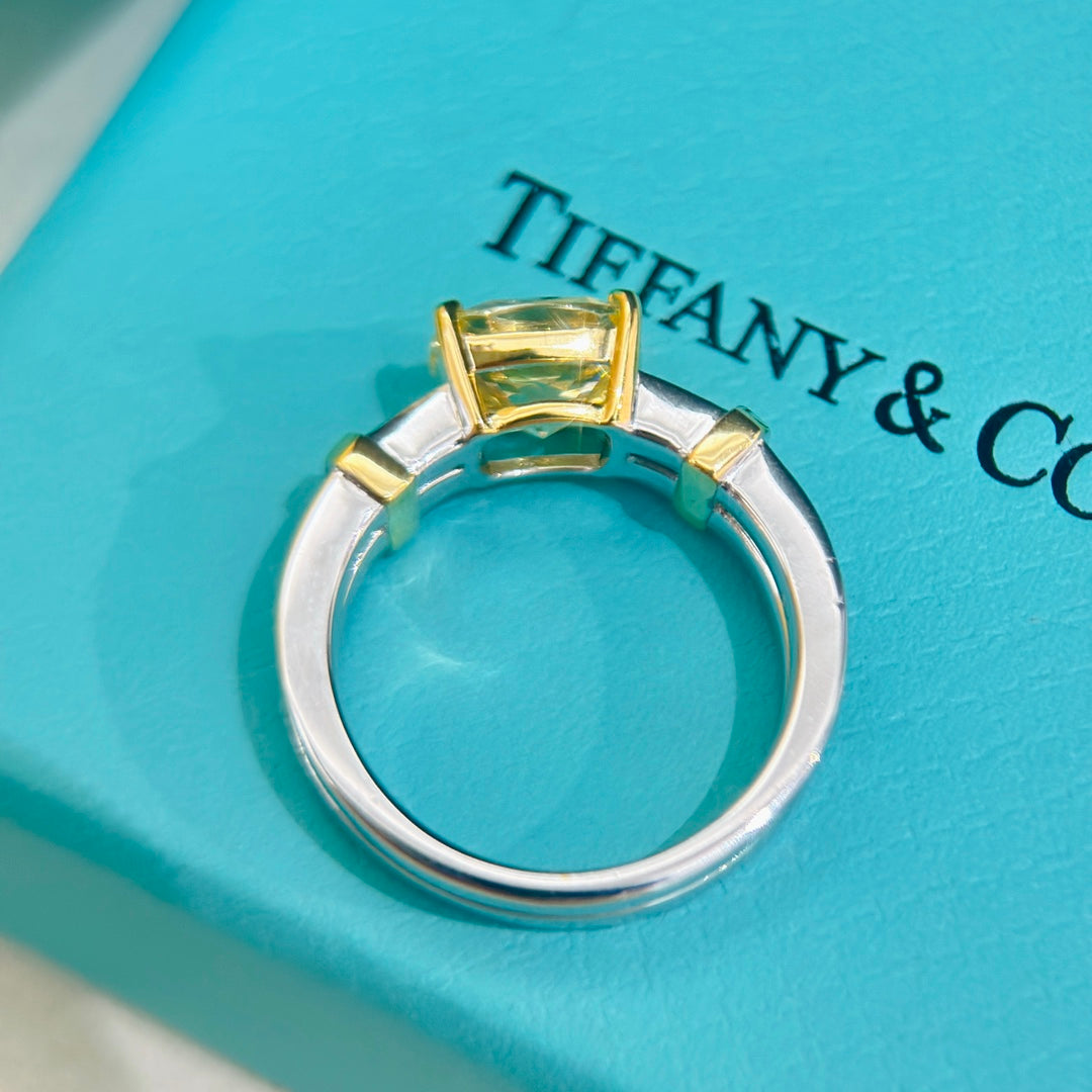 Tiffany Schlumberger Stone Ring - 18K Yellow Gold