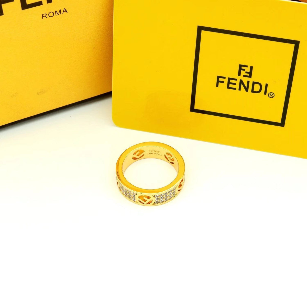 Fendi Is Ring - 18K Yellow Gold