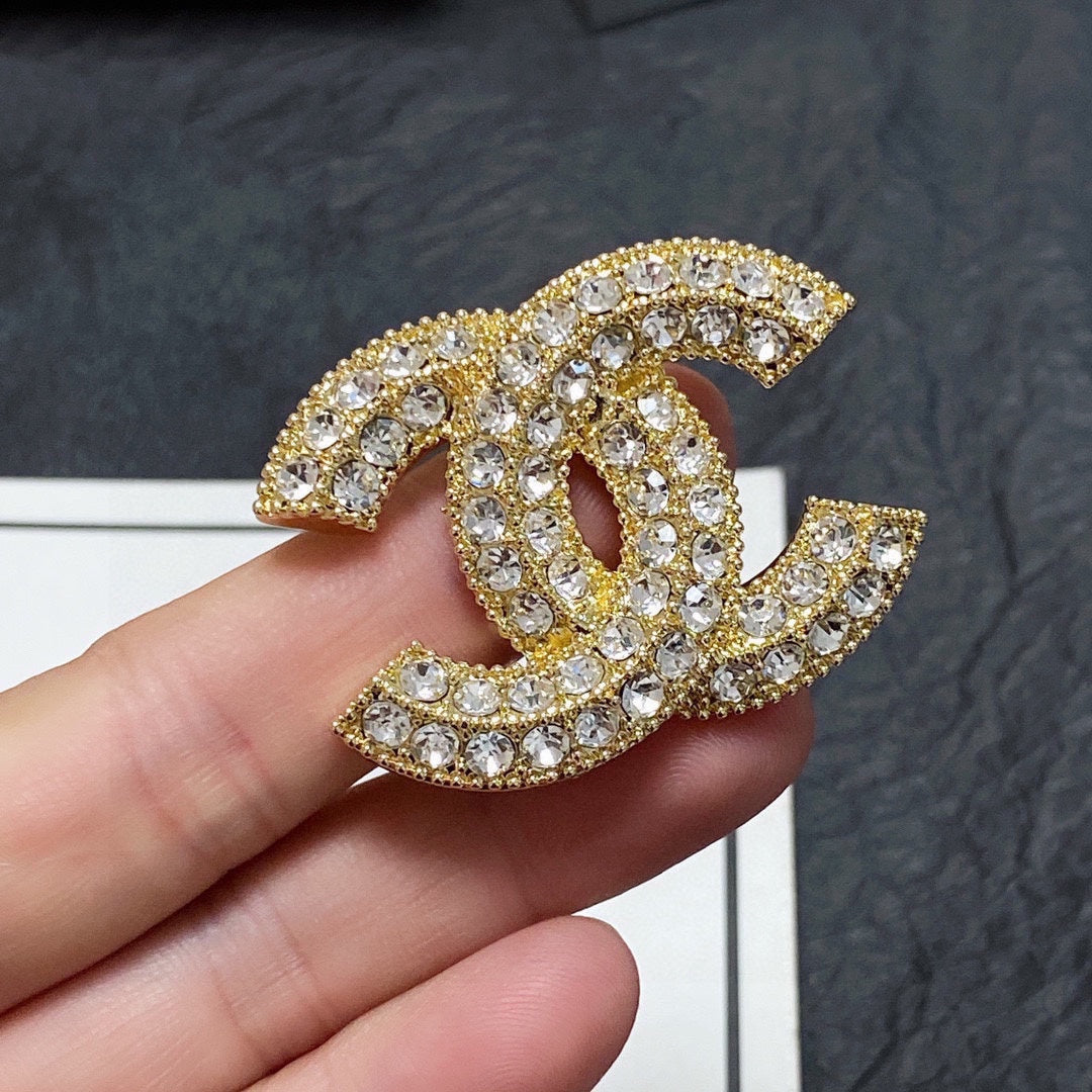 Chanel Diamond Brooch