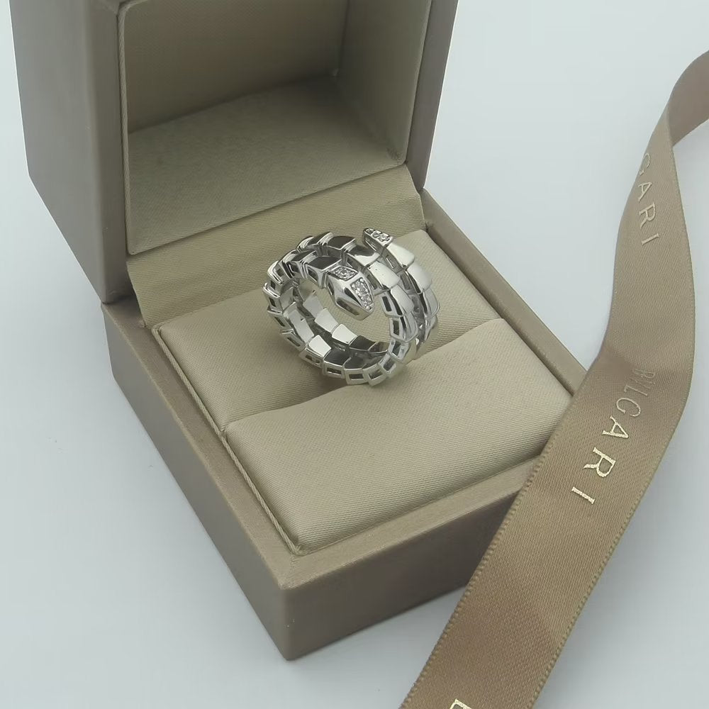 Bvlgari Serpenti Viper Demi Moissanite Ring - 18K Gold