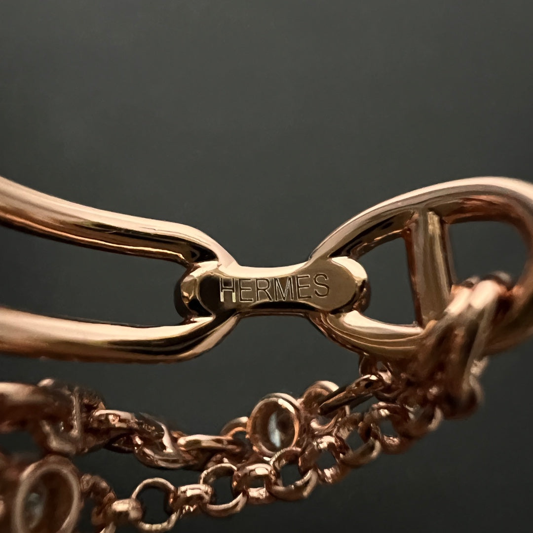 Hermes Chaine D'Ancre Chaos Ring - 18K Gold