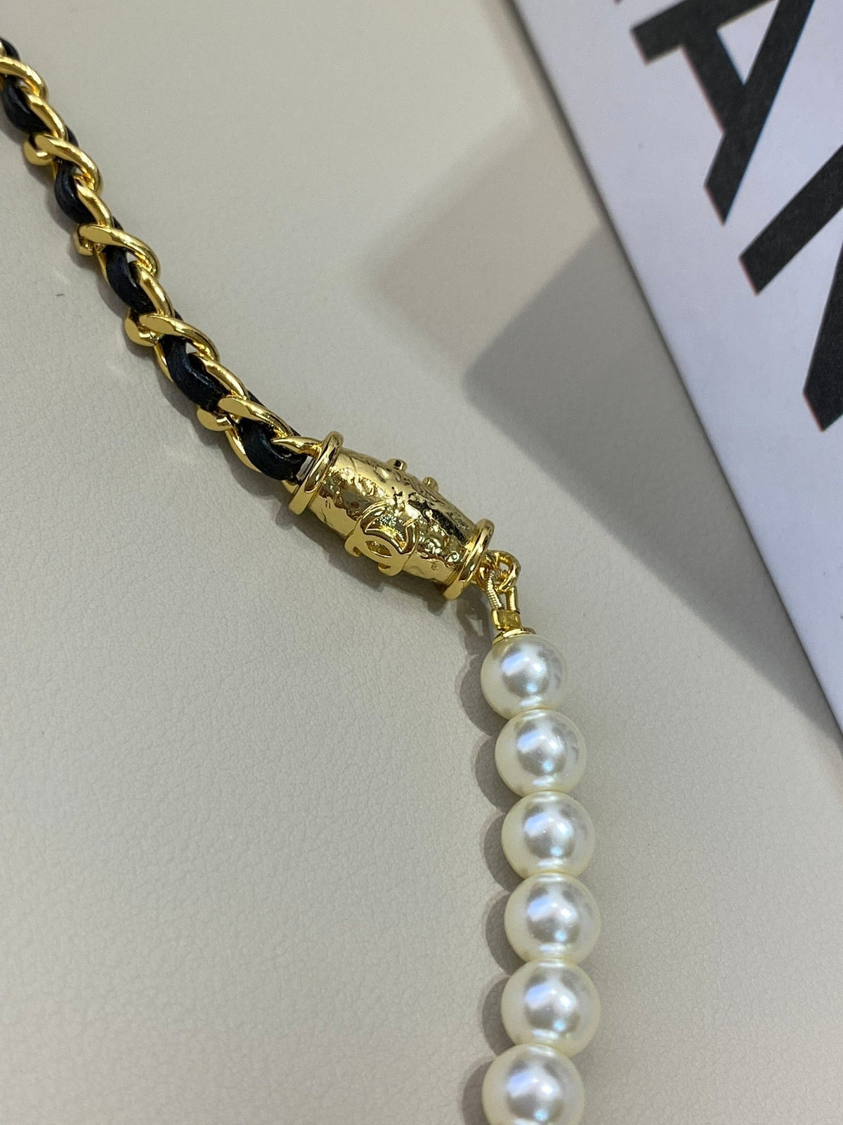 Chanel Pearl Chain Necklace