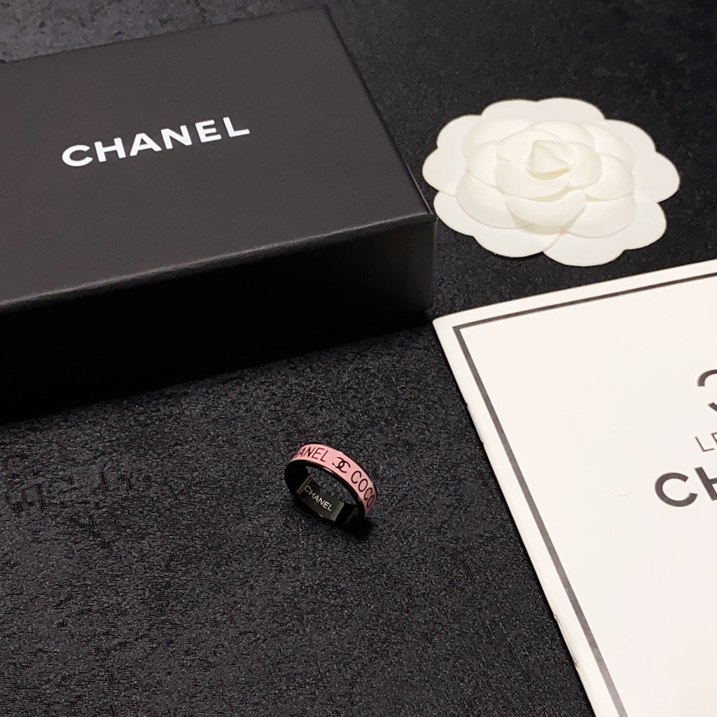 Chanel Coco Pink Ring - 18K White Gold