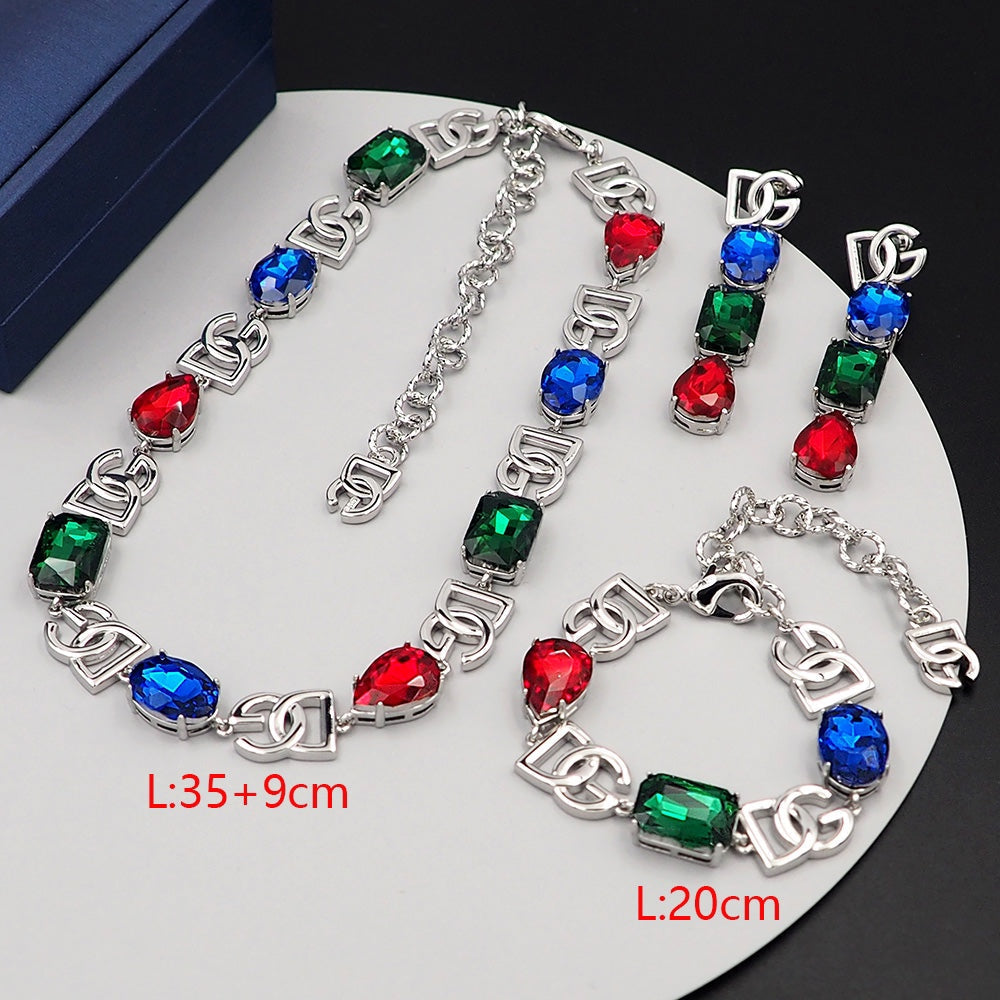 DG Crystals Choker Necklace