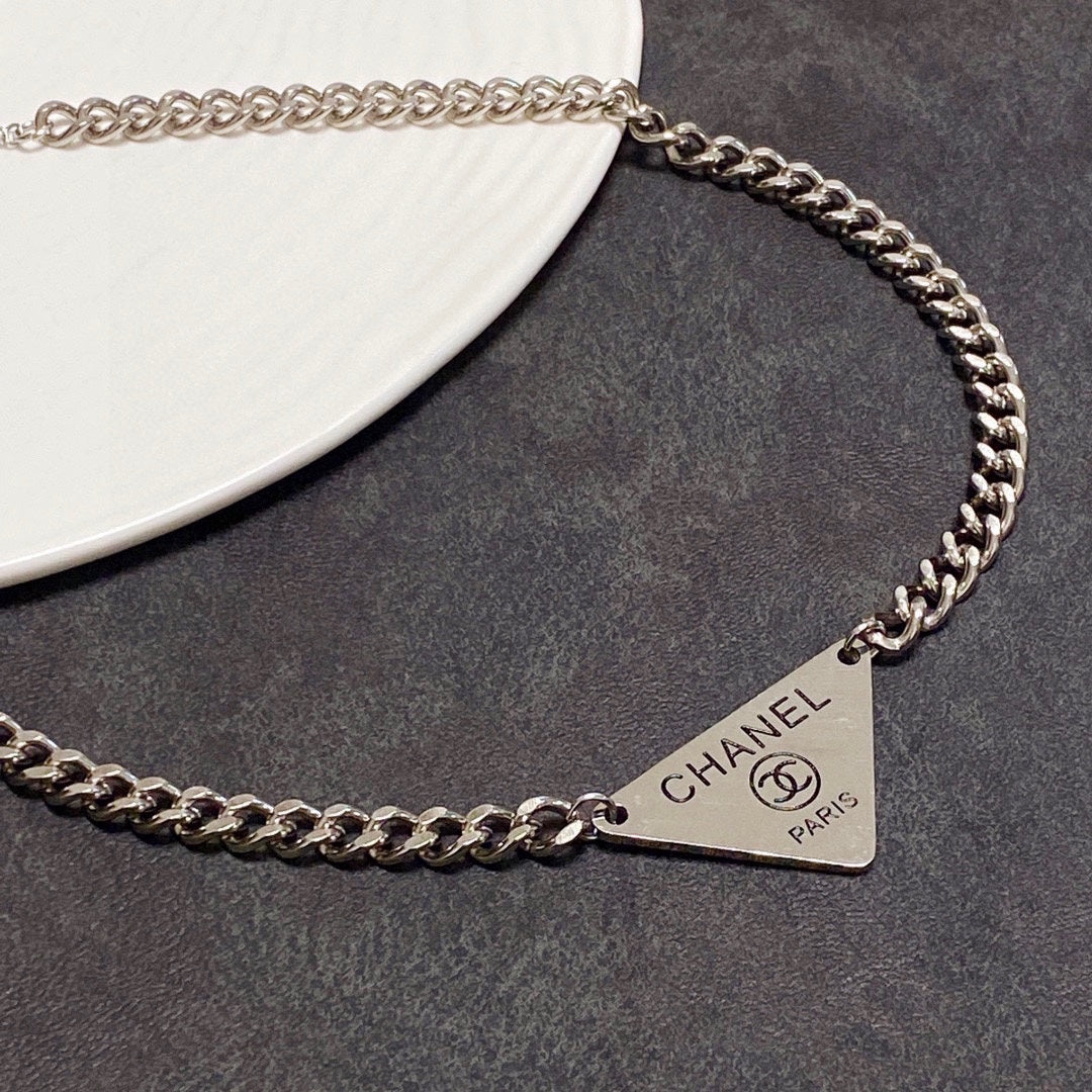 Chanel Triangle Necklace