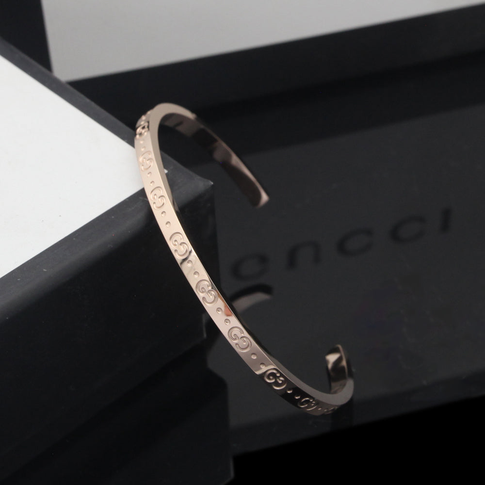 Gucci Double G Icon Open Cuff Bracelet