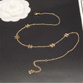 Chanel Small Logo Gold Necklace