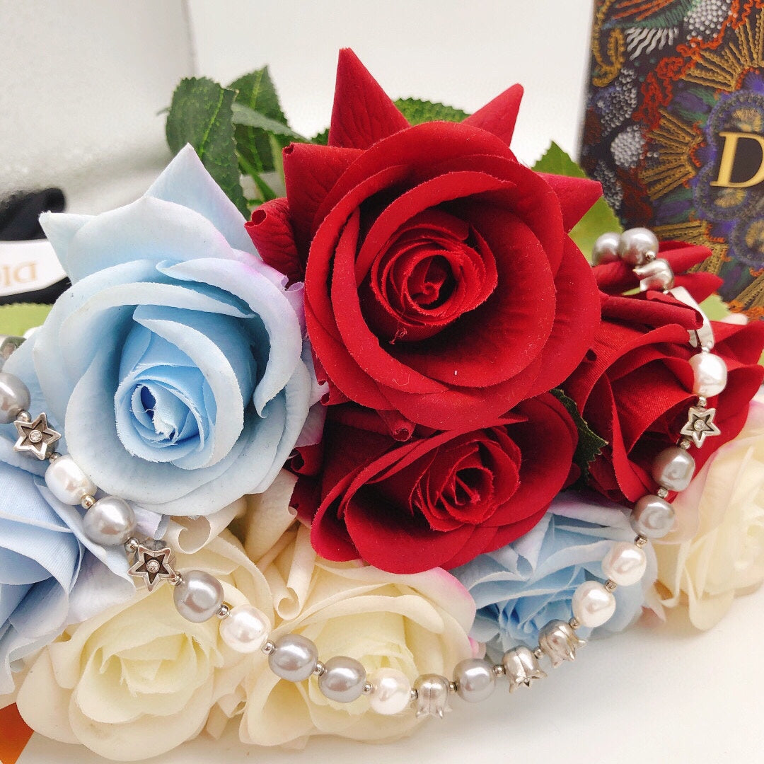 Dior Pearls And Stars Necklace
