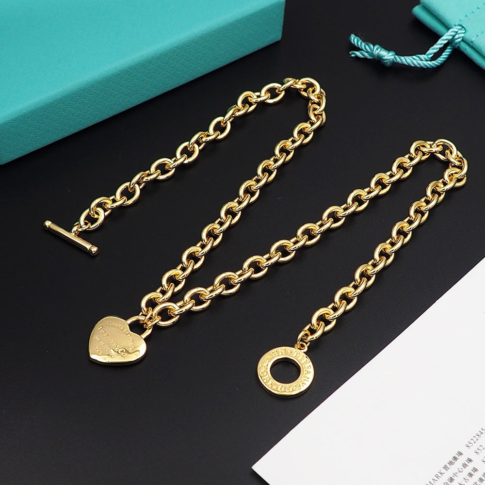 Tiffany Tag Chain Necklace
