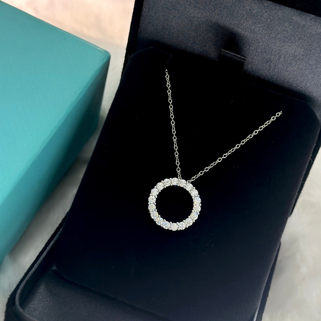 Tiffany Circle Diamond Necklace