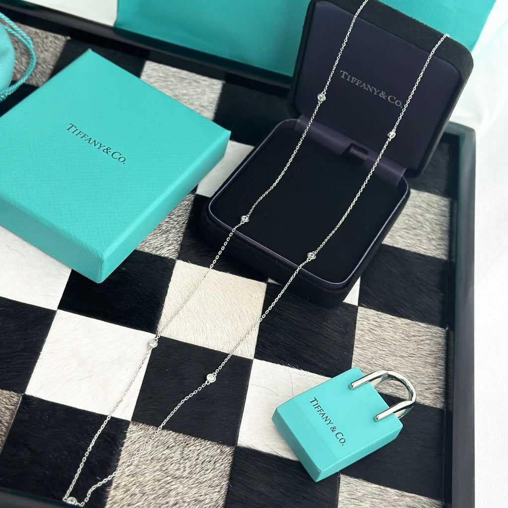 Tiffany Elsa Peretti Diamonds By The Yard Necklace