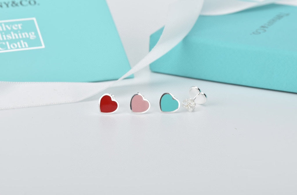 Return to Tiffany Heart Earrings - 18K White Gold
