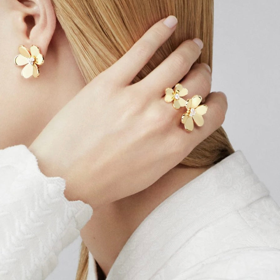 Frivole Large Model Earrings - 18K Gold