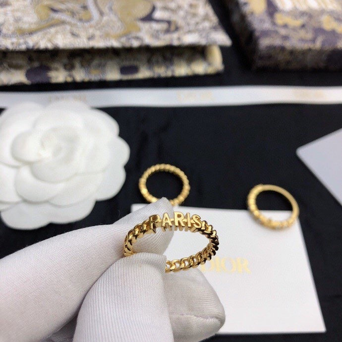 Dior Star Set of Three Rings - 18K Yellow Gold