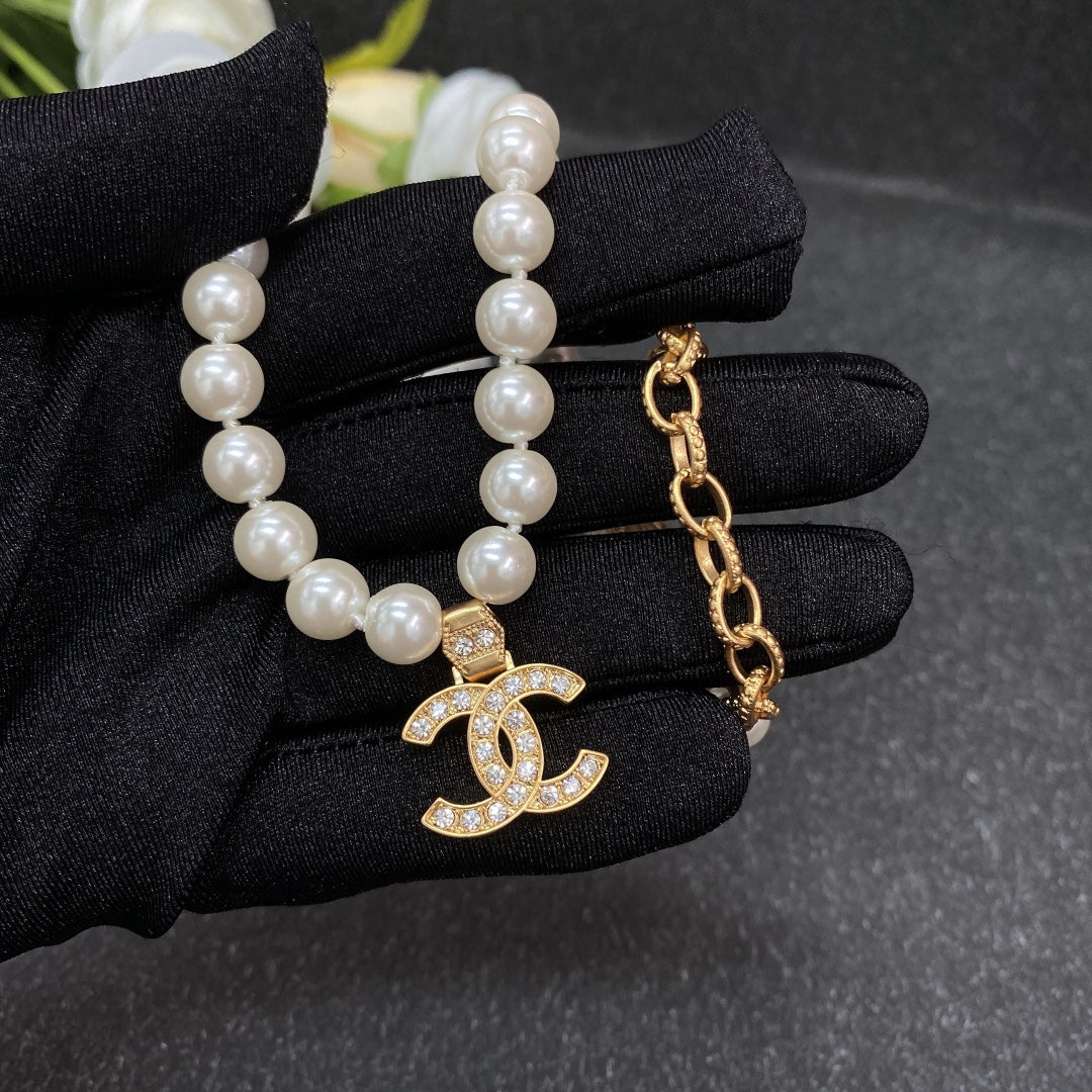 Chanel Pearl Chain Necklace