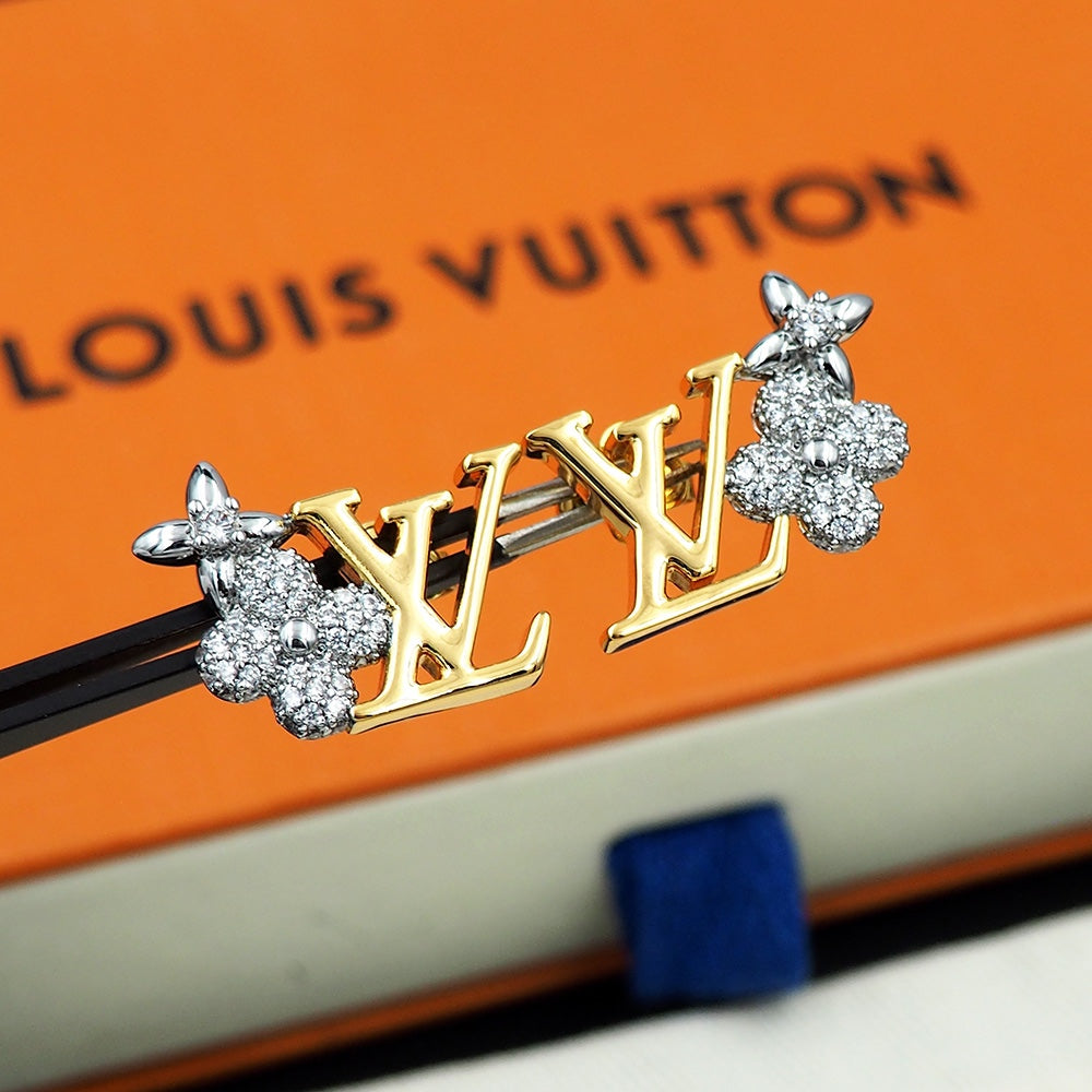 Louis Vuitton Gram Earrings - 18K Yellow Gold