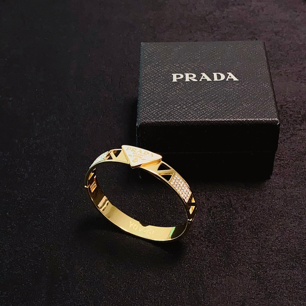 Prada Triangle Diamond Bracelet