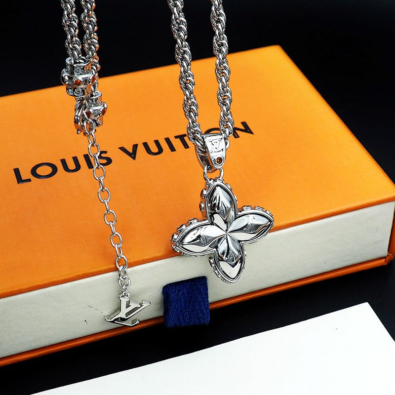 Louis Vuitton Flower Studs Necklace