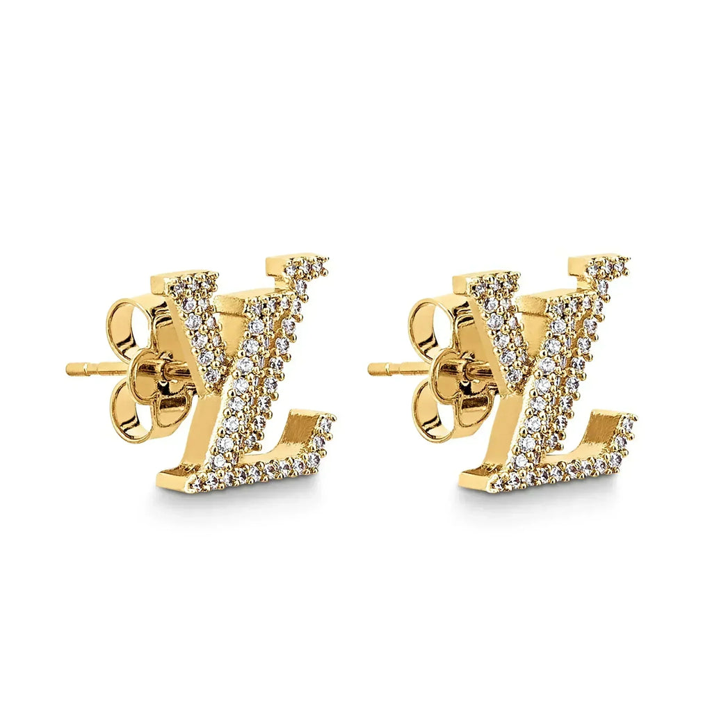 Louis Vuitton Iconic Diamond Earrings - 18K Yellow Gold
