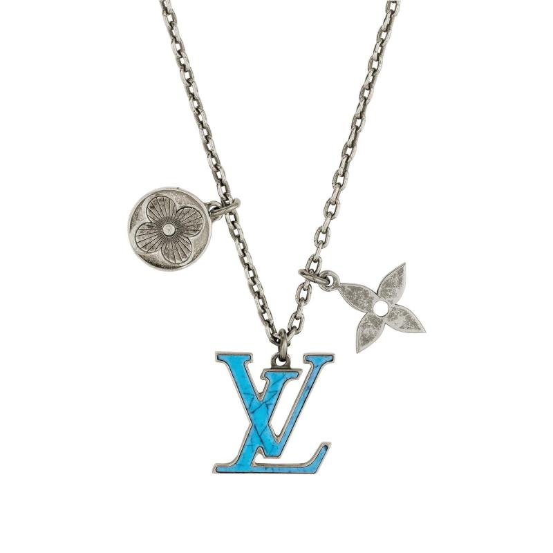 Louis Vuitton Blue Turquoise Necklace