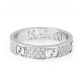 Gucci Double G Icon Full Diamond Ring - 18K Gold