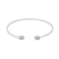 Gucci Double G Running Diamond Cuff Bracelet